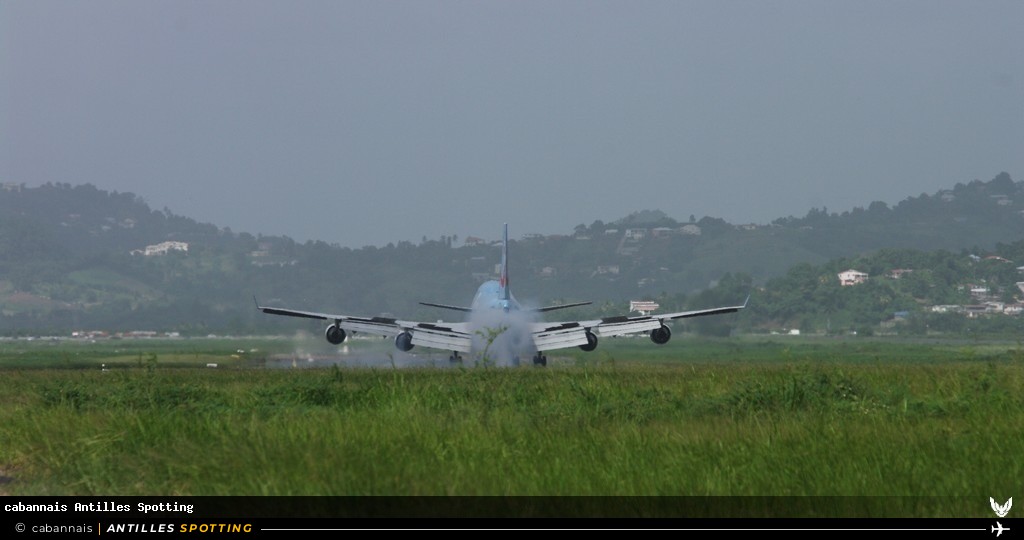 F-HSEX · Boeing 747-400, Corsairfly, Martinique – Aimé Césaire