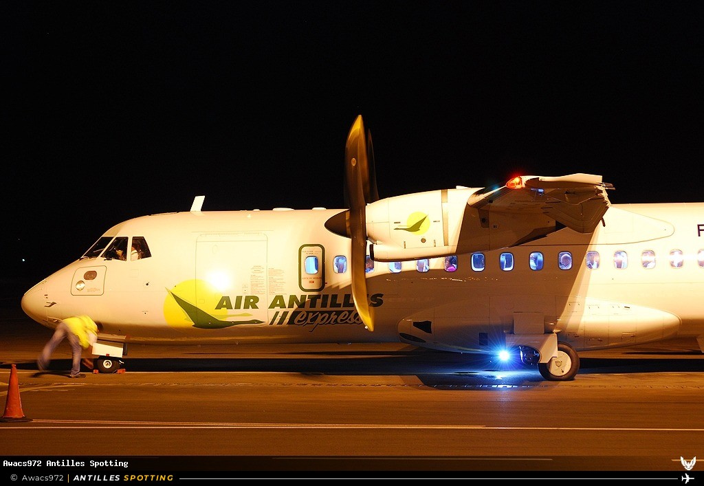 F-OIXE · ATR 45-500, Air Antilles Express, Martinique – Aimé Césaire