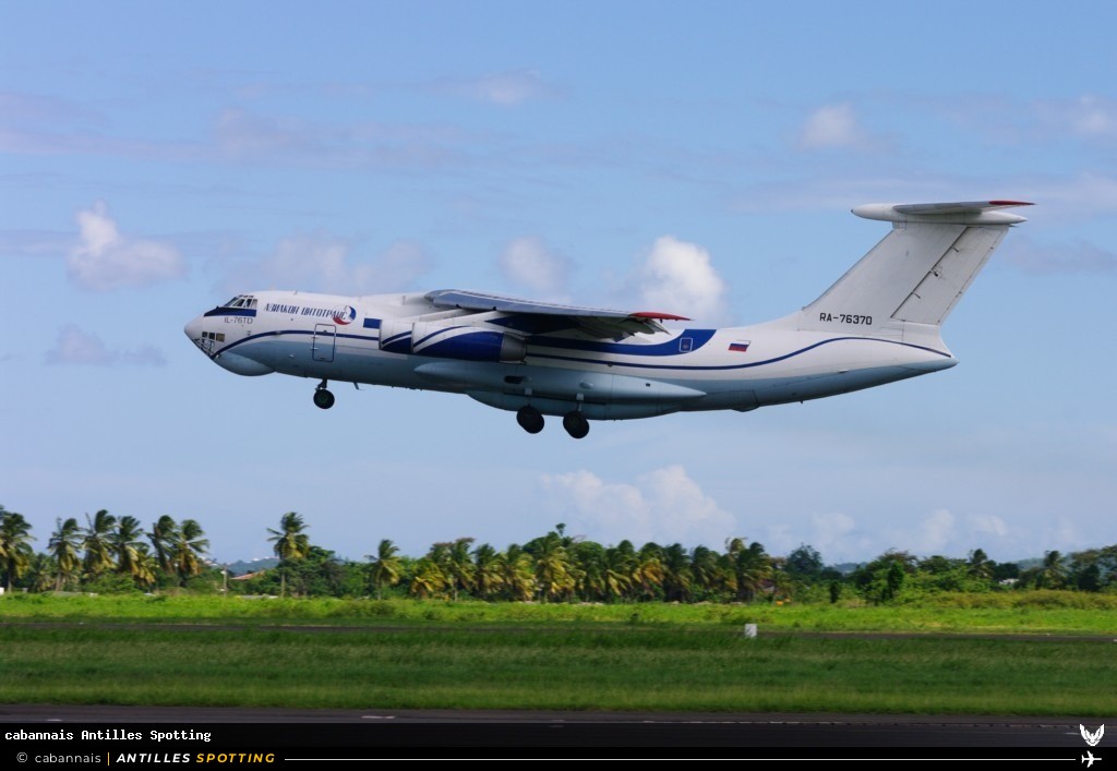 RA76370 · IIYUSHIN II-76TD, Volga-Dnepr Airlines, Martinique – Aimé Césaire