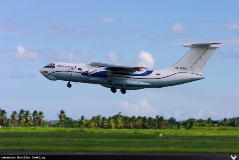 RA76370 · IIYUSHIN II-76TD, Martinique – Aimé Césaire