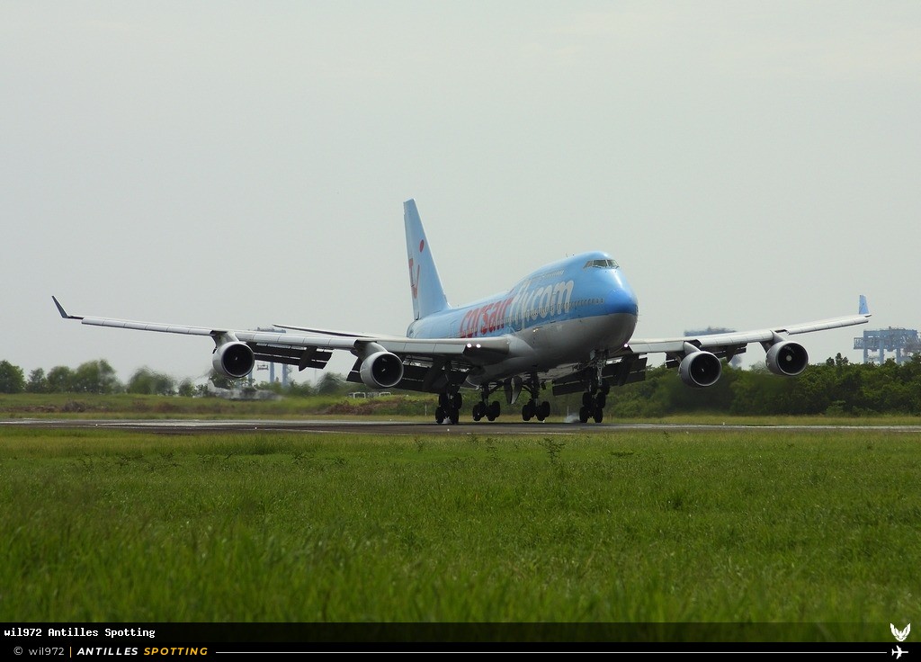 F-HSEX · Boeing 747-400, Corsairfly, Martinique – Aimé Césaire