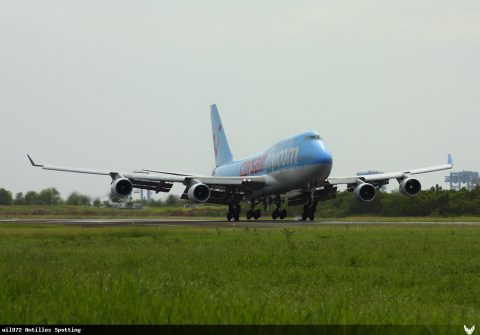 F-HSEX · Boeing 747-400, Martinique – Aimé Césaire