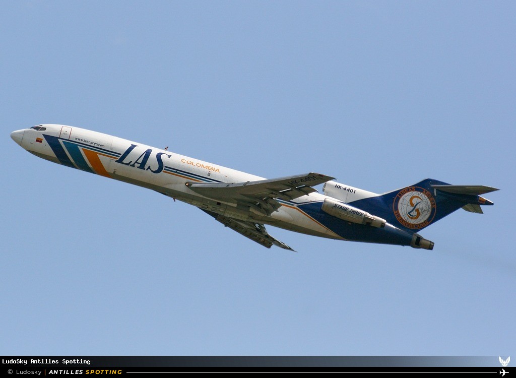 HK-4401 · Boeing 727-200, Lineas Aereas Suramericanas - LAS, Pointe-à-Pitre – Maryse Condé