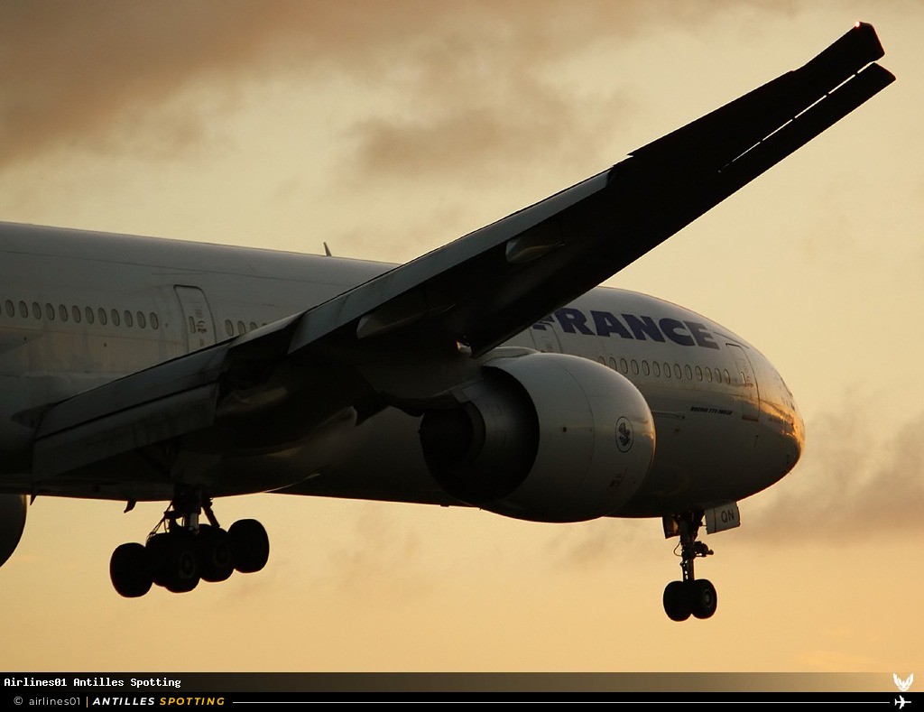 F-GSQN · Boeing 777-300ER, Air France, Pointe-à-Pitre – Maryse Condé