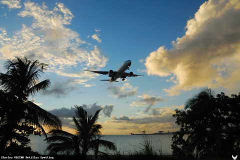 F-GSQO · Boeing 777-300ER, Martinique – Aimé Césaire