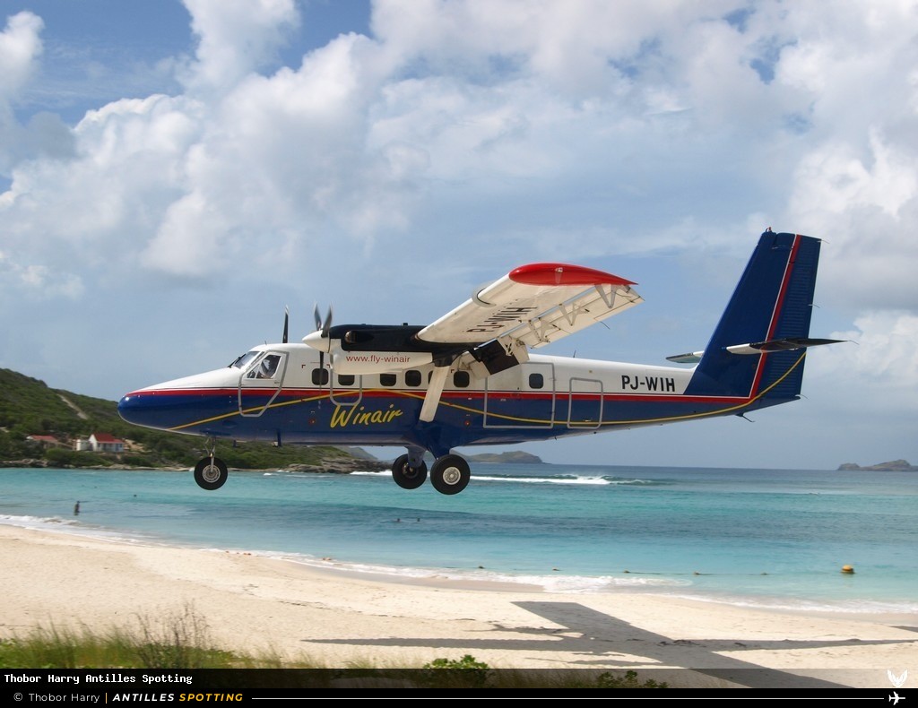 PJ-WIH · De Havilland Canada DHC-6 Twin Otter, Winair, Saint-Barthélemy – Rémy de Haenen