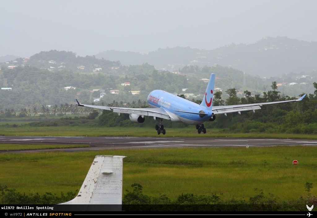 F-HCAT · Airbus A330-200, Corsairfly, Martinique – Aimé Césaire