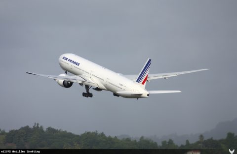 F-GSQT · Boeing 777-300ER, Martinique – Aimé Césaire