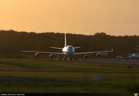 F-HKIS · Boeing 747-400, Pointe-à-Pitre – Maryse Condé