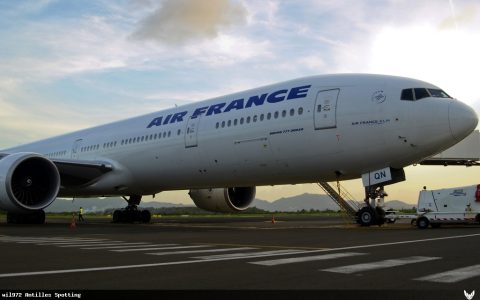 F-GSQN · Boeing 777-300ER, Martinique – Aimé Césaire