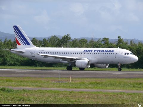 F-GKXC · Airbus A320, Martinique – Aimé Césaire