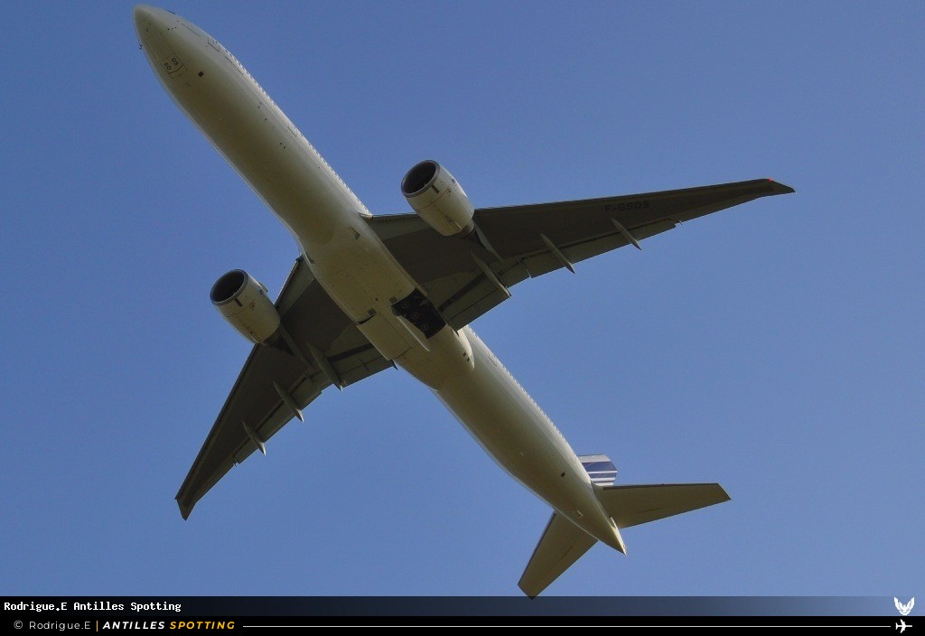 F-GSQN · Boeing 777-300ER, Air France, Pointe-à-Pitre – Maryse Condé
