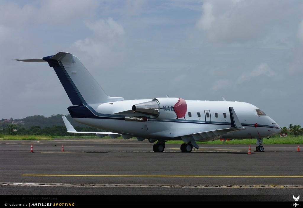 N404HG · Bombardier Challenger 604 / 605 / 650, Privé, Martinique – Aimé Césaire