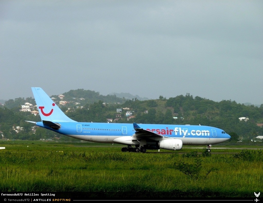 F-HCAT · Airbus A330-200, Corsairfly, Martinique – Aimé Césaire