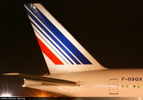 F-GSQX · Boeing 777-300ER, Pointe-à-Pitre – Maryse Condé