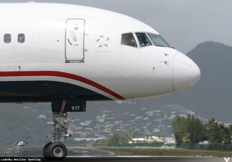 N917UW · Boeing 757-200, Sint Maarten – Princess Juliana