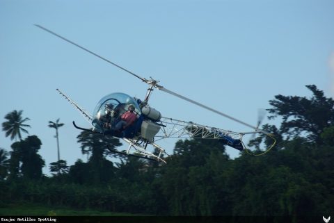 F-GIZV · Bell 47, Martinique – Aimé Césaire