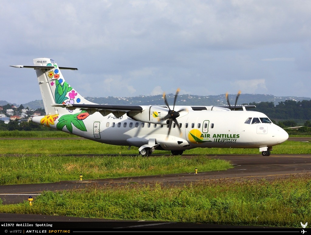 F-OIXD · ATR 42-500, Air Antilles Express, Martinique – Aimé Césaire