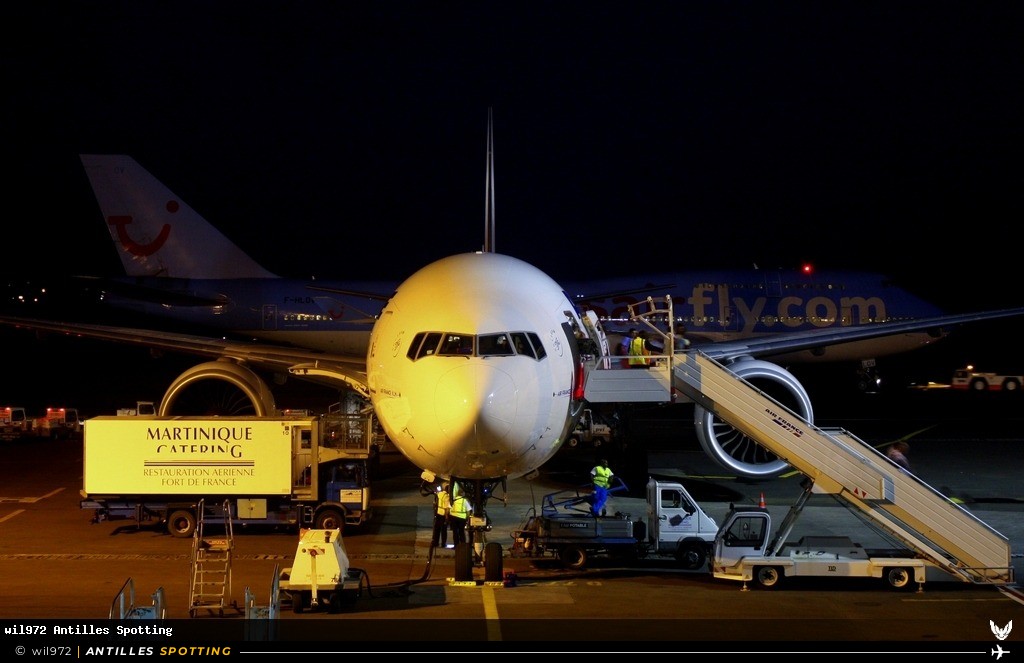 F-GSQO · Boeing 777-300ER, Air France, Martinique – Aimé Césaire