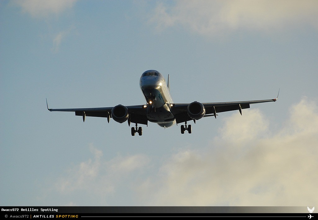 F-OSUD · Embraer E190, Air Caraïbes, Martinique – Aimé Césaire