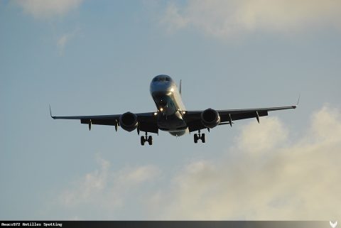 F-OSUD · Embraer E190, Martinique – Aimé Césaire
