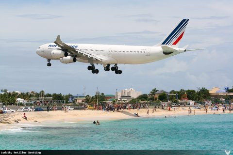 F-GLZP · Airbus A340-300, Sint Maarten – Princess Juliana