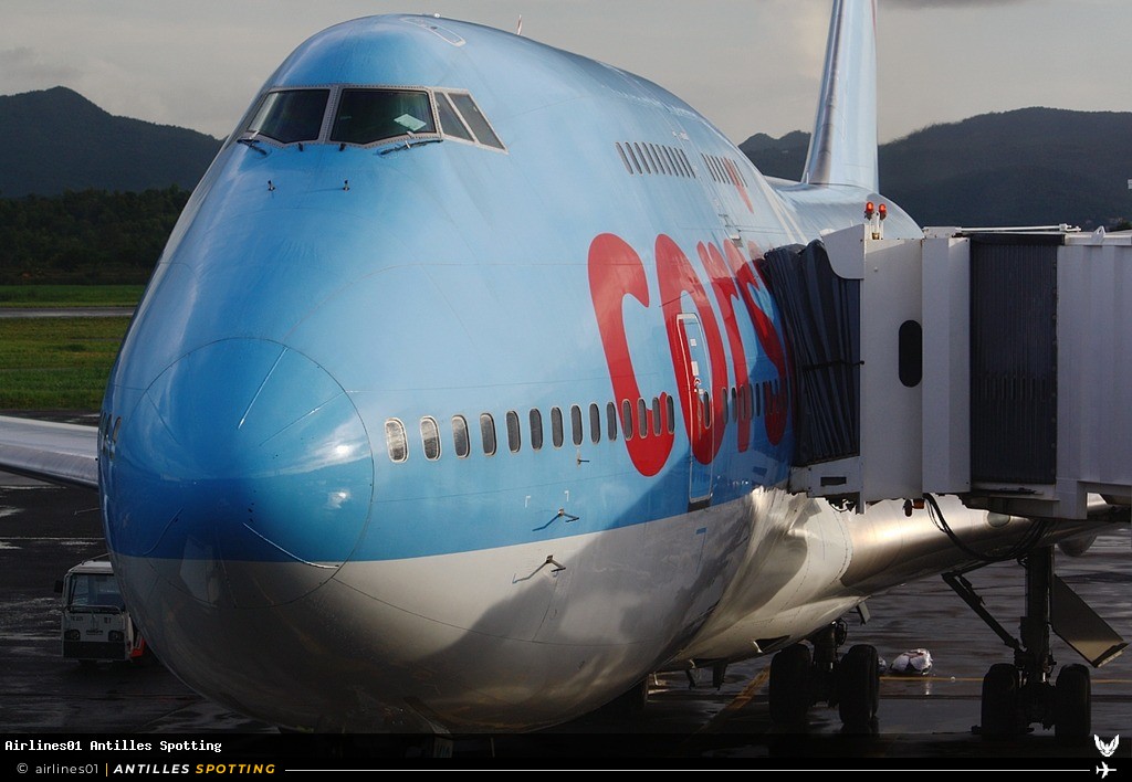F-HKIS · Boeing 747-400, Corsairfly, Martinique – Aimé Césaire