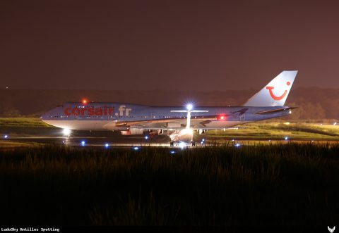 F-GTUI · Boeing 747-400, Pointe-à-Pitre – Maryse Condé