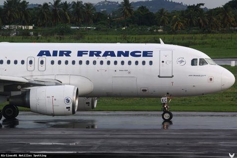 F-GKXC · Airbus A320, Martinique – Aimé Césaire