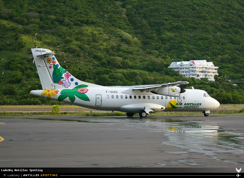 F-OIXD · ATR 42-500, Air Antilles Express, Grand-Case – L'Espérance