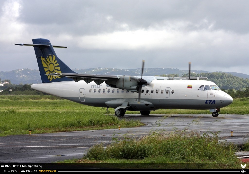 YV383T · ATR 42-300, Linea Turistica Aereotuy, Martinique – Aimé Césaire