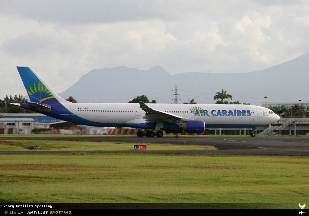 F-OONE · Airbus A330-300, Air Caraïbes, Pointe-à-Pitre – Maryse Condé
