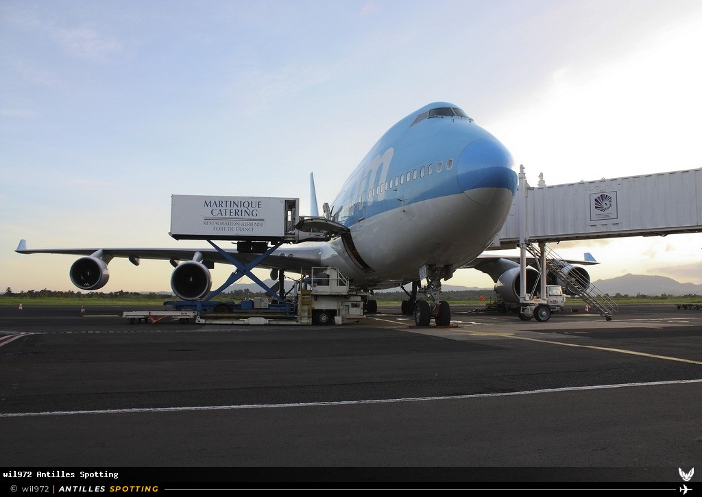 F-HSEX · Boeing 747-400, Corsairfly, Martinique – Aimé Césaire