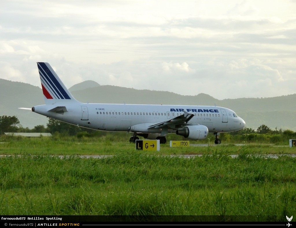 F-GKXC · Airbus A320, Air France, Martinique – Aimé Césaire