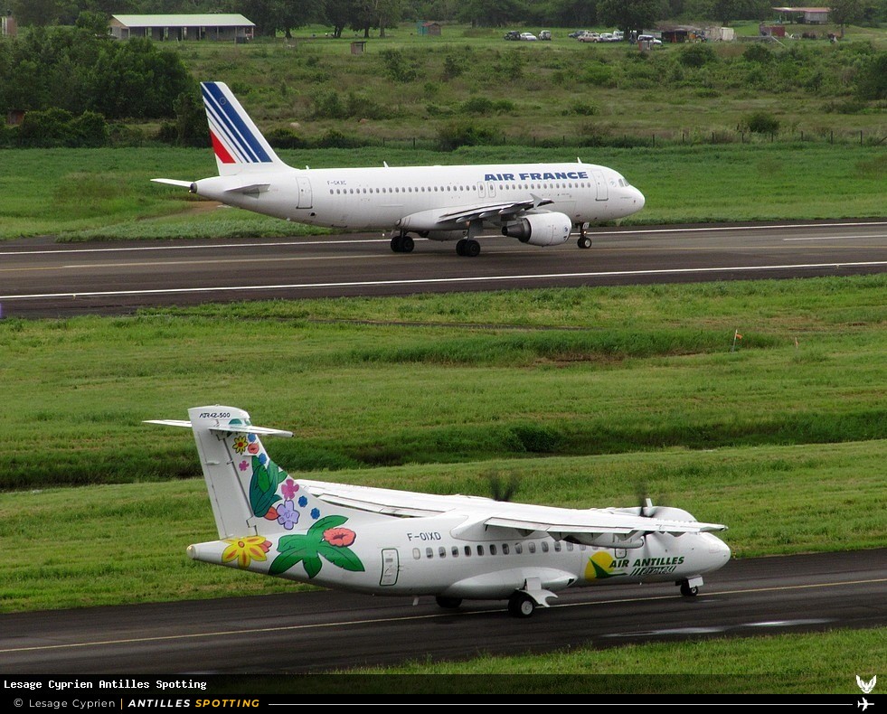 F-OIXD · ATR 42-500, Air Antilles Express, Martinique – Aimé Césaire