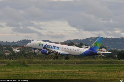 F-OSUD · Embraer E190, Martinique – Aimé Césaire