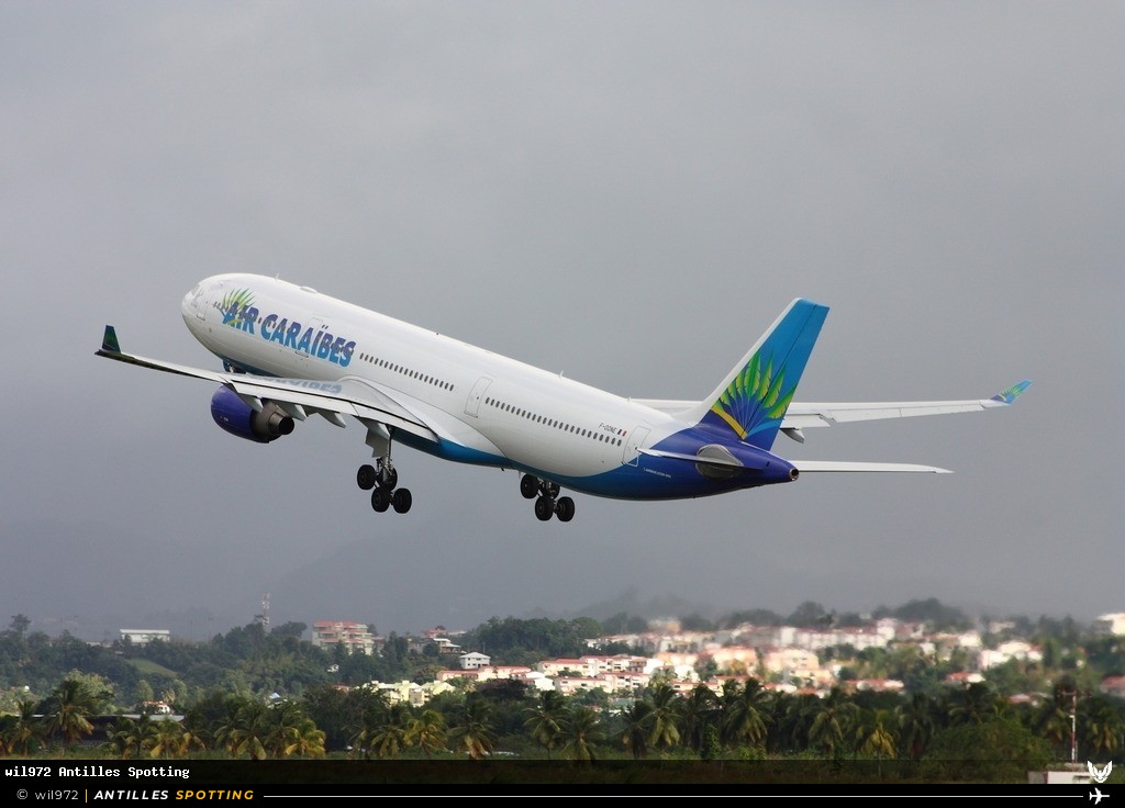 F-OONE · Airbus A330-300, Air Caraïbes, Martinique – Aimé Césaire