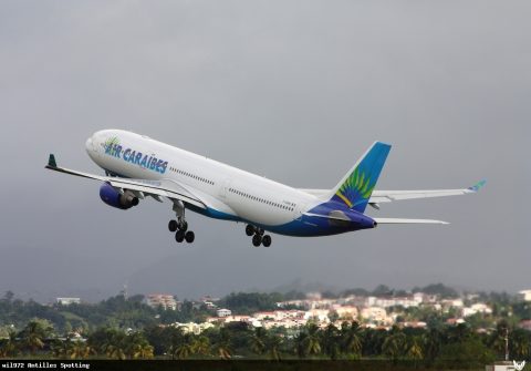 F-OONE · Airbus A330-300, Martinique – Aimé Césaire