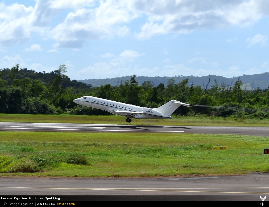 OE-IGS · Bombardier Global 6000, Privé, Martinique – Aimé Césaire