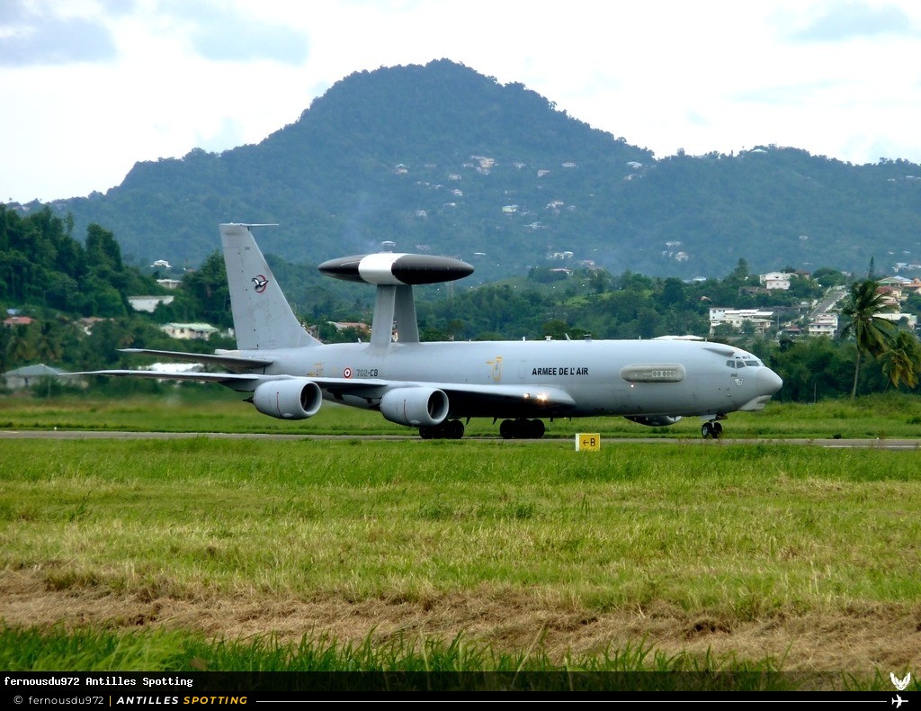 F-UJCB · Boeing E-3 Sentry, Armée de l'Air, Martinique – Aimé Césaire