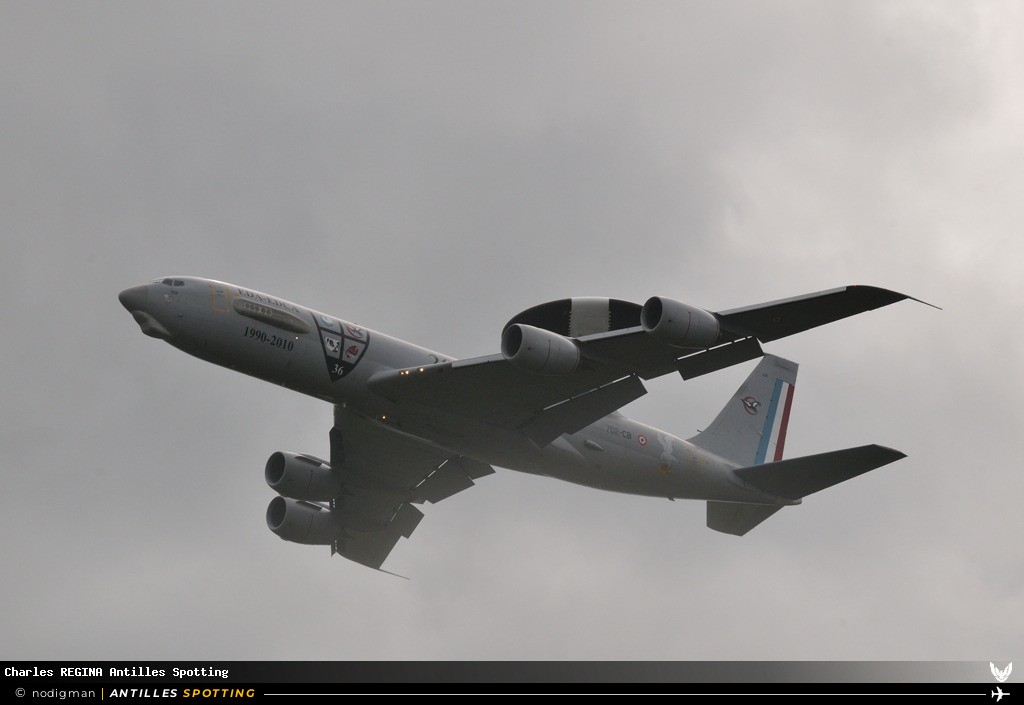 702-CB · Boeing E3F, Armée de l'Air, Martinique – Aimé Césaire