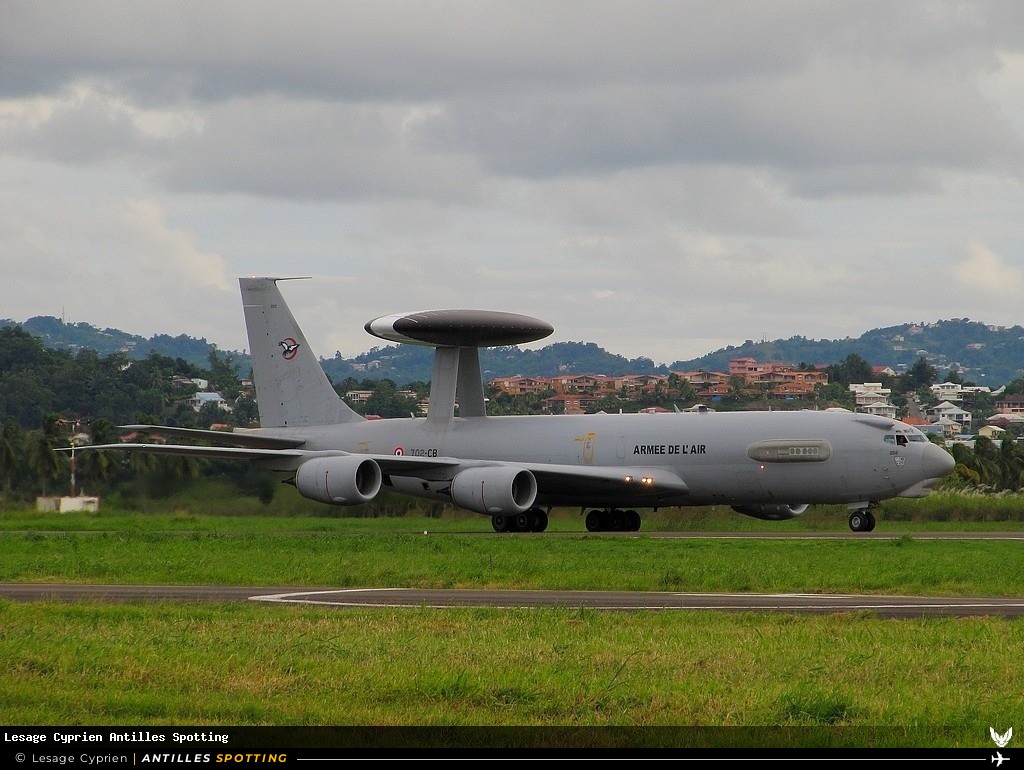 F-UJCB · Boeing E-3 Sentry, Armée de l'Air, Martinique – Aimé Césaire