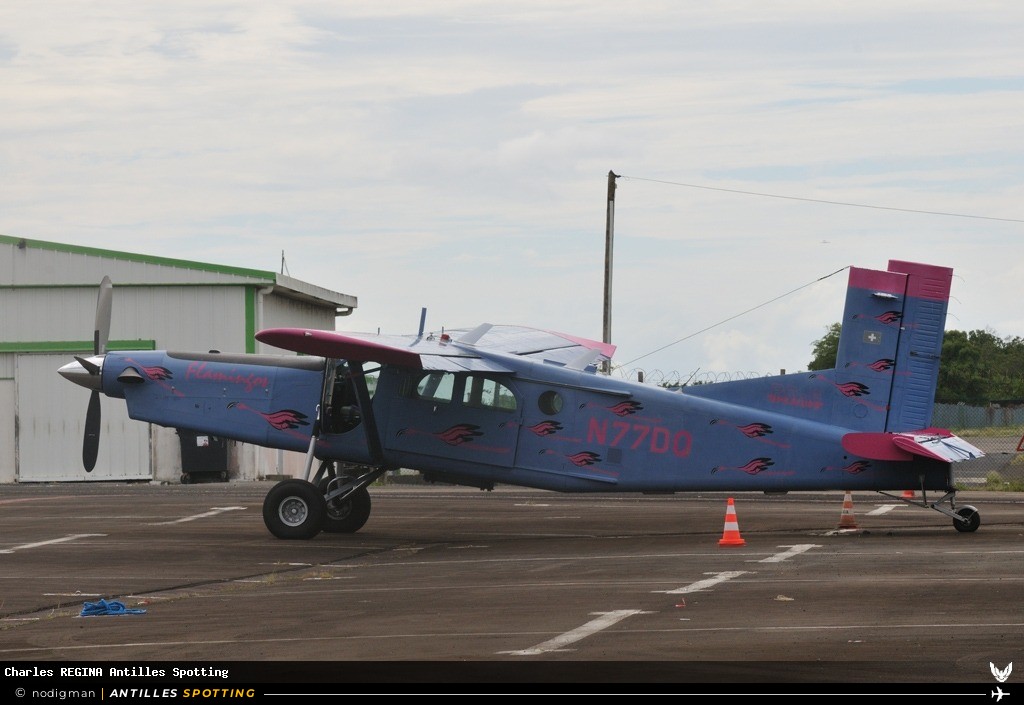 N77DQ · Pilatus PC-6 Porter, Privé, Martinique – Aimé Césaire