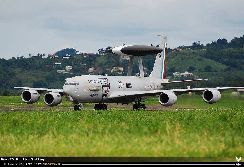 702-CB · Boeing E3F, Armée de l'Air, Martinique – Aimé Césaire