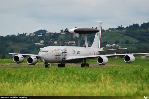 702-CB · Boeing E3F, Martinique – Aimé Césaire