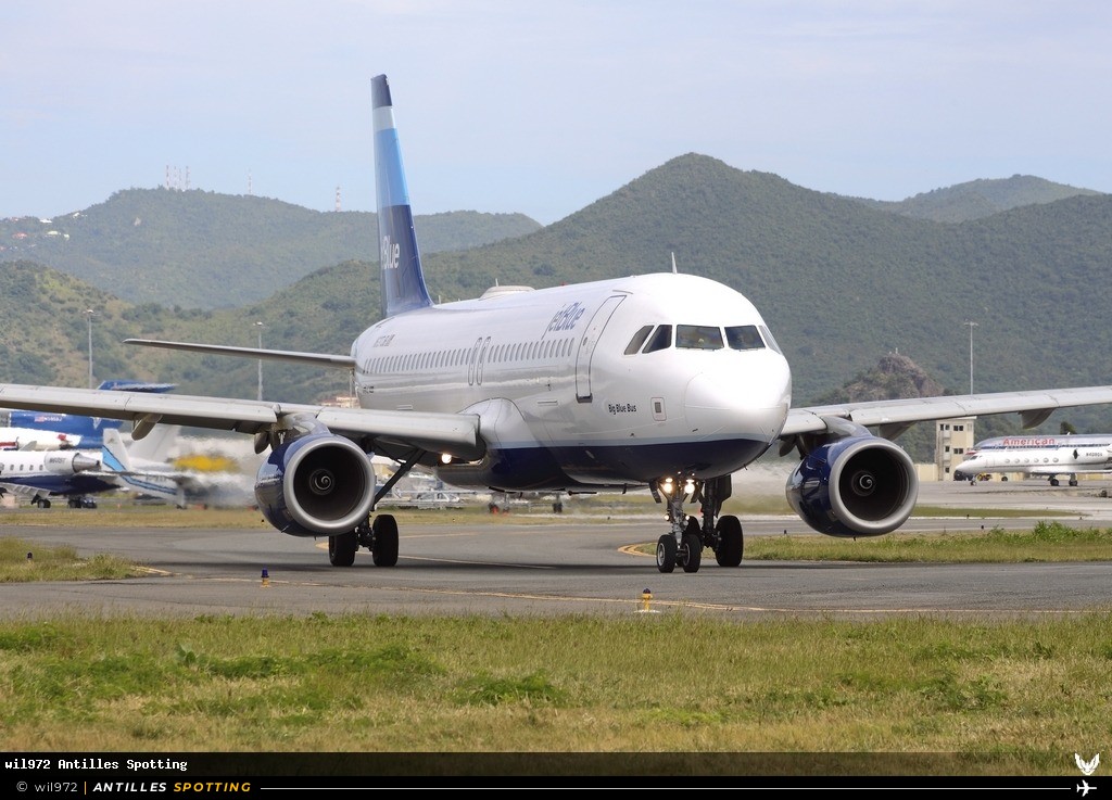 N637JB · Airbus A320, JetBlue, Sint Maarten – Princess Juliana