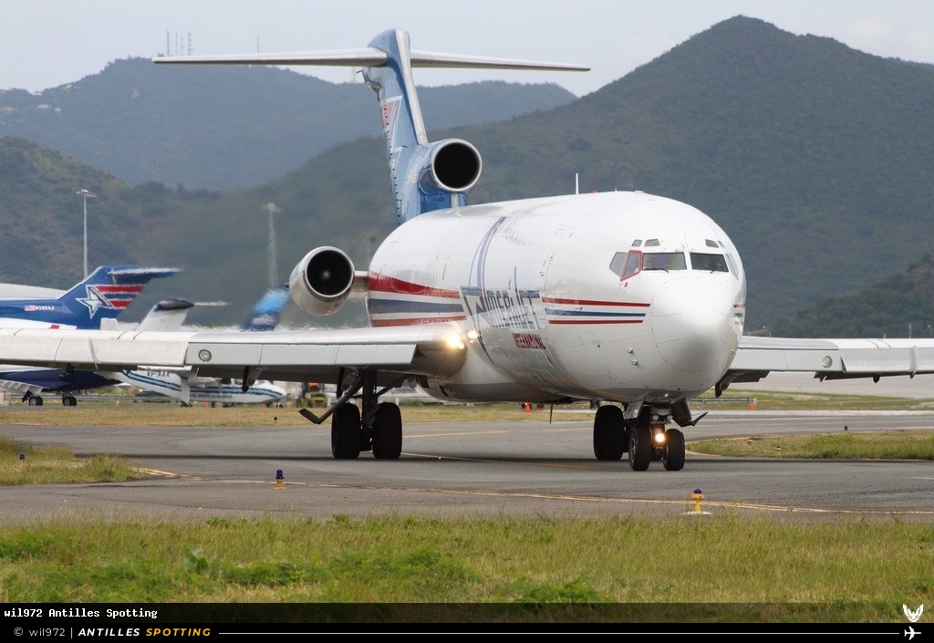 N994AJ · Boeing 727-200, Amerijet, Sint Maarten – Princess Juliana