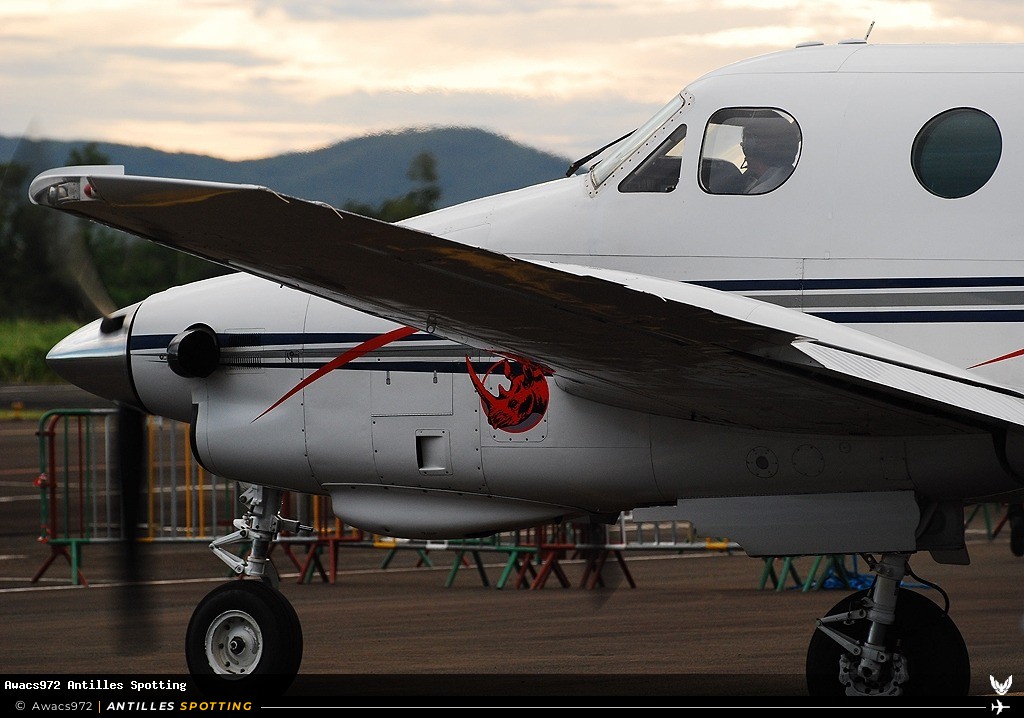 N362MC · Beechcraft King Air 90, Privé, Martinique – Aimé Césaire
