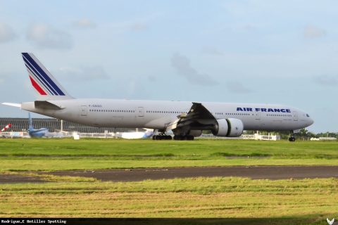 F-GSQO · Boeing 777-300ER, Pointe-à-Pitre – Maryse Condé
