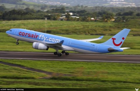 F-HBIL · Airbus A330-200, Martinique – Aimé Césaire